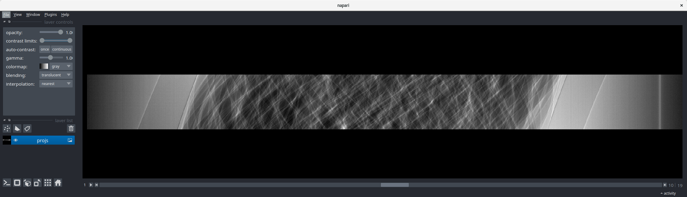 napari viewer